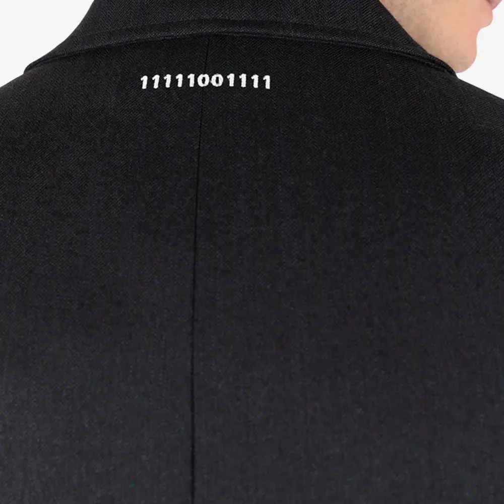 Пиджак с накладными карманами