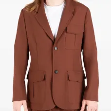 Куртка с накладными карманами