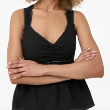 Блузка с перекрестными бретелями