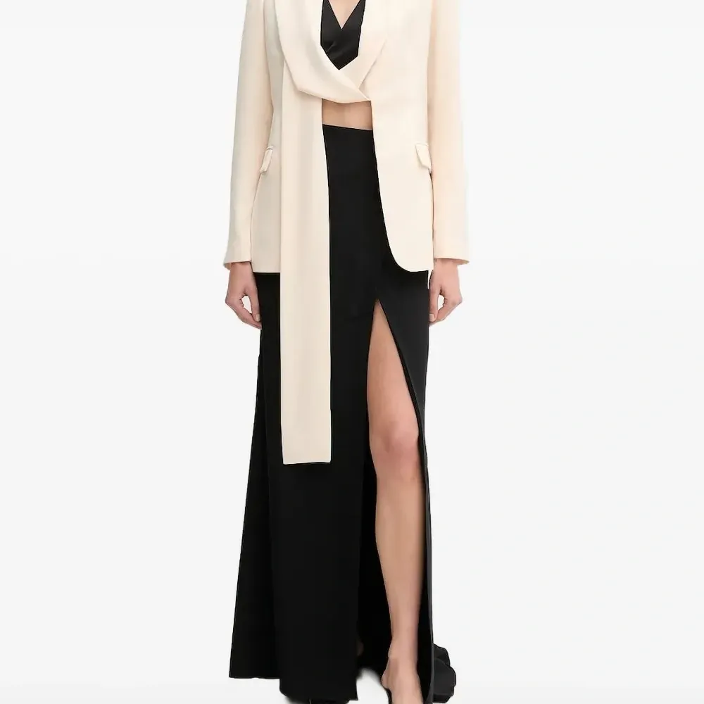 Жакет с запахом и завязками