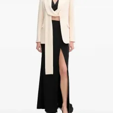 Жакет с запахом и завязками