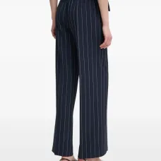 Брюки в тонкую полоску