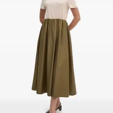 Платье с эластичным поясом