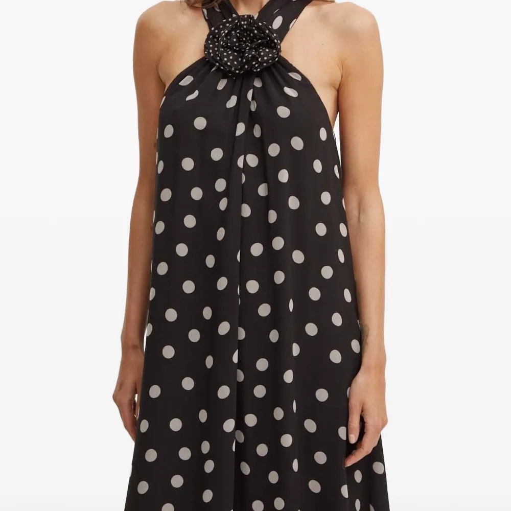 Макси-платье в горох