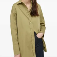 Рубашка с закругленным подолом