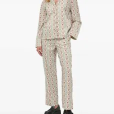 Рубашка с цветочным узором