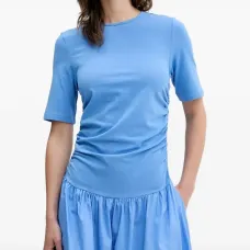 Поплиновое платье макси Grace со сборками