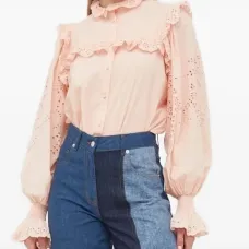 Блузка с оборками