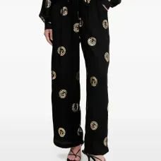 Брюки палаццо с кулиской