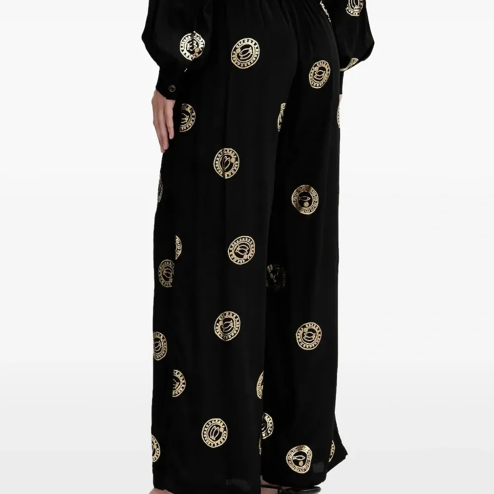 Брюки палаццо с кулиской