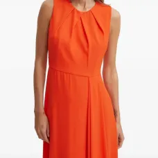 Платье макси с драпировкой