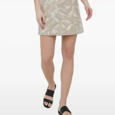 Юбка с бахромой и принтом Юбка с бахромой и принтом