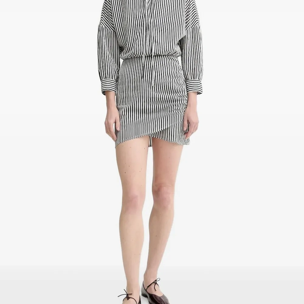 Полосатое платье-рубашка Laurel с завязками