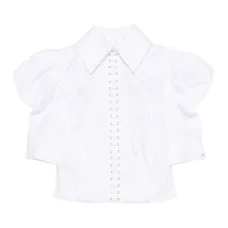 рубашка с объемными рукавами