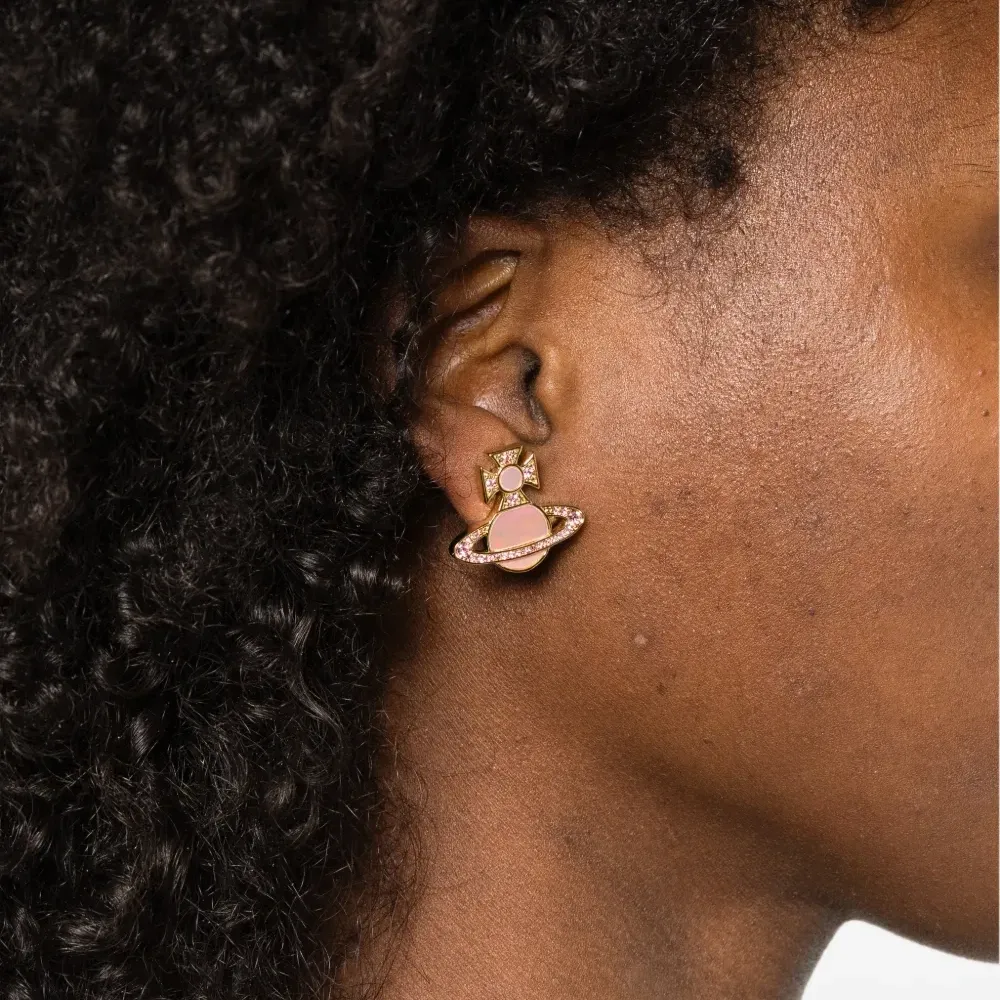 Серьги с мотивом орба