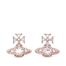 Серьги из латуни с крестом и орбом