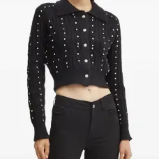 Кардиган фактурной вязки