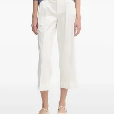 Брюки с эластичным поясом и манжетами