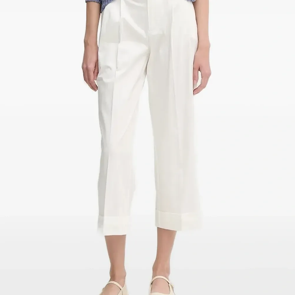 Брюки с эластичным поясом и манжетами