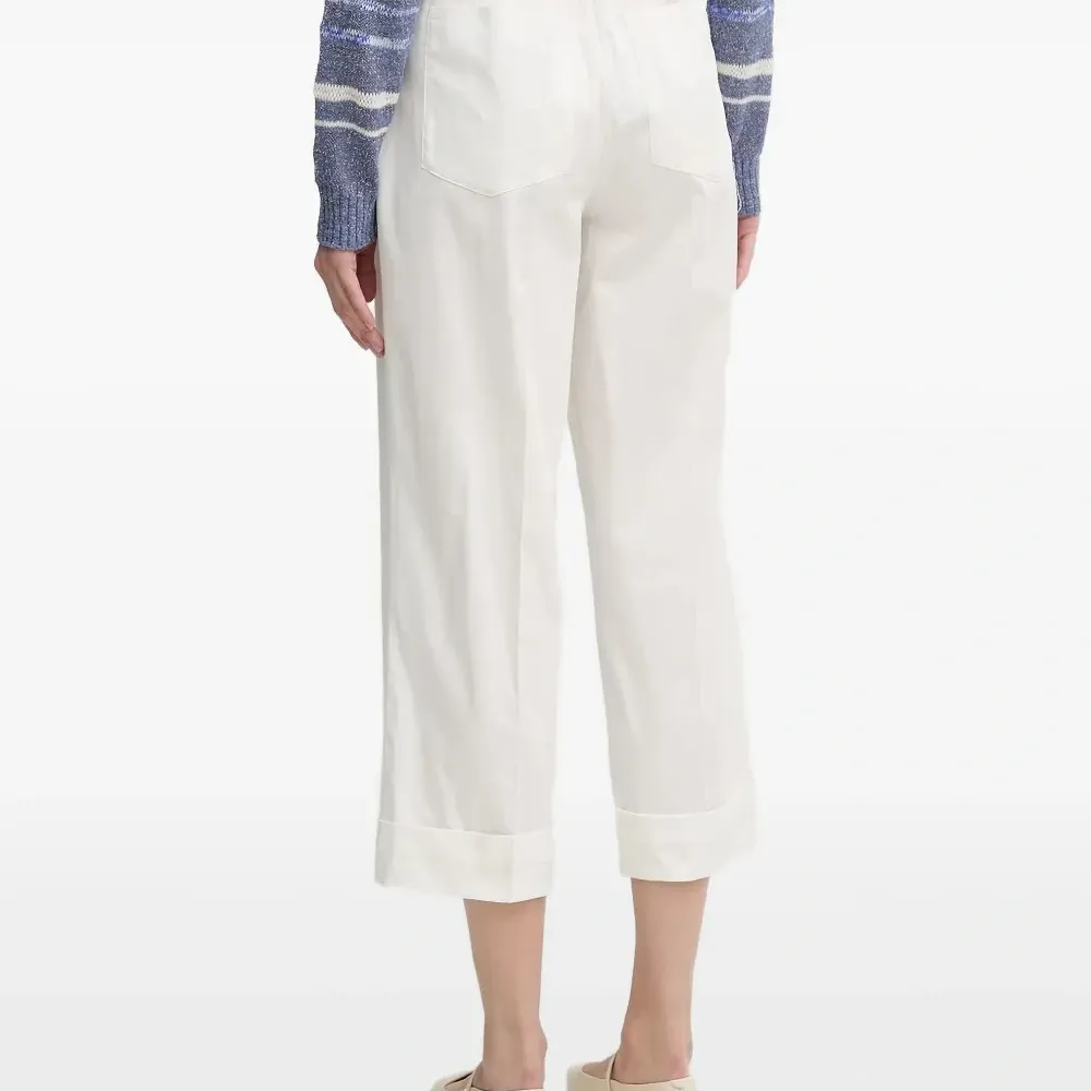 Брюки с эластичным поясом и манжетами