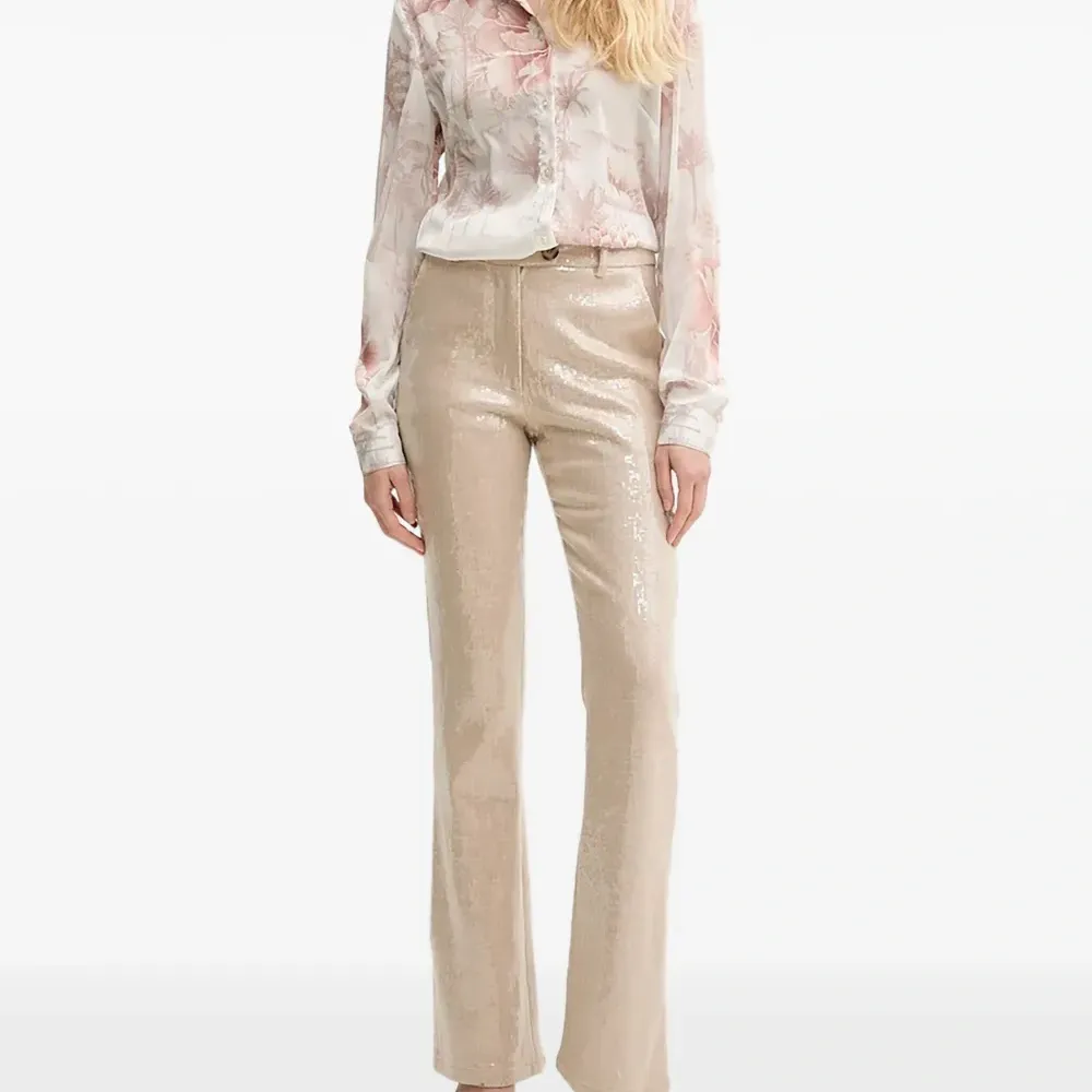 Брюки с пайетками