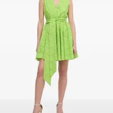 Платье мини с вышивкой