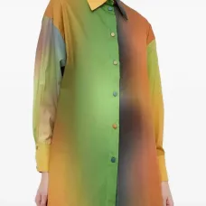 Рубашка с эффектом омбре Рубашка с эффектом омбре