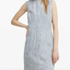 Платье мини без рукавов