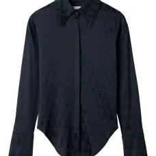 Рубашка с геометрическим узором