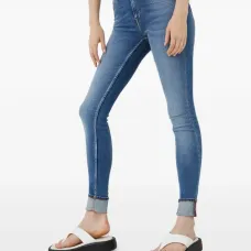 Джинсы с подворотами