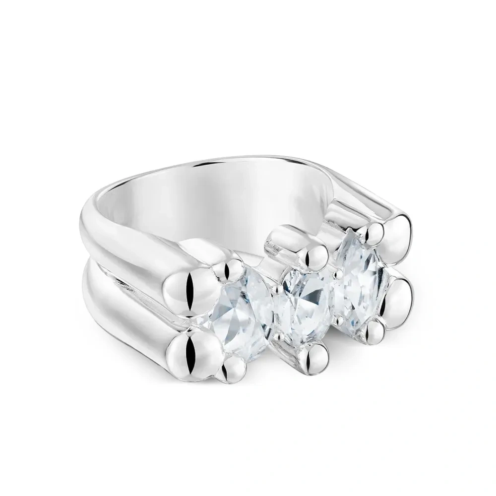 Кольцо с камнями