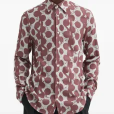 Рубашка Lowan с длинными рукавами и абстрактным принтом