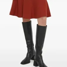 Расклешенная юбка Edwige в рубчик