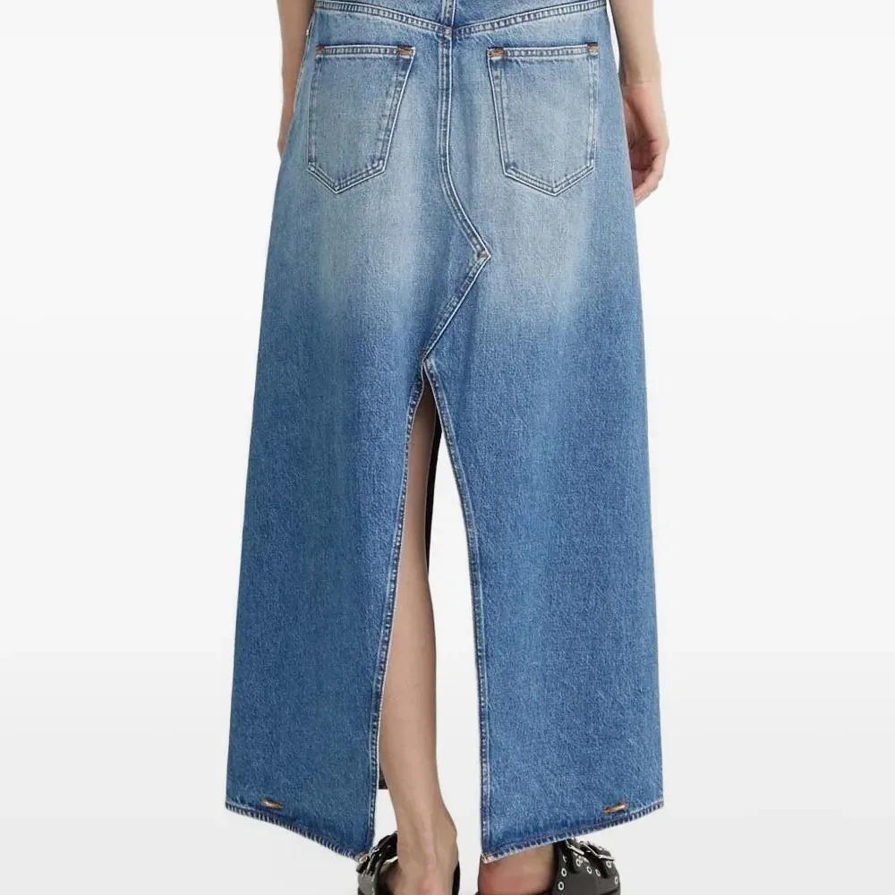 Джинсовая юбка макси Tillis с разрезом