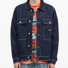 Джинсовая куртка Coverall с контрастной строчкой