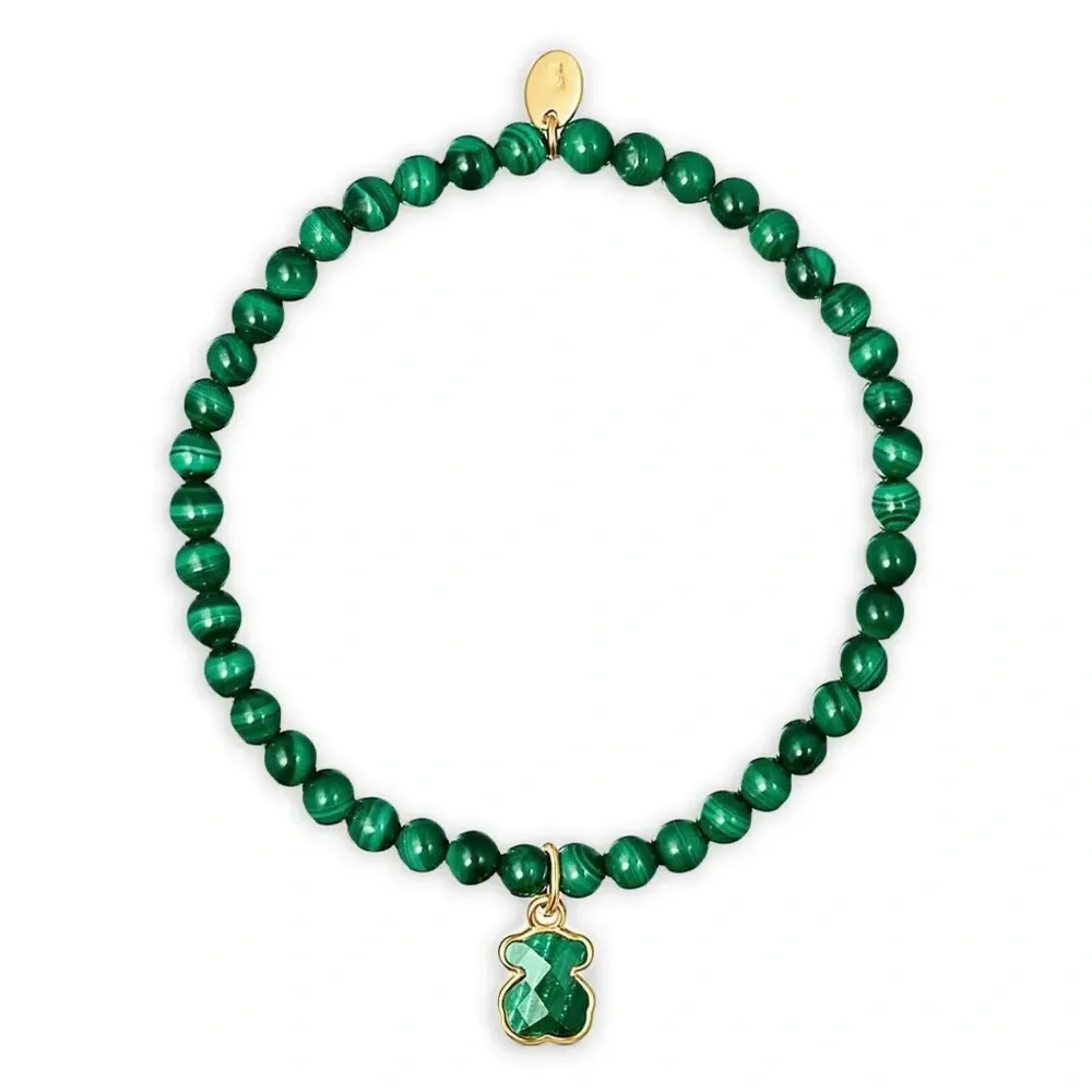 Браслет с малахитом