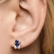 Серьги в форме медведя