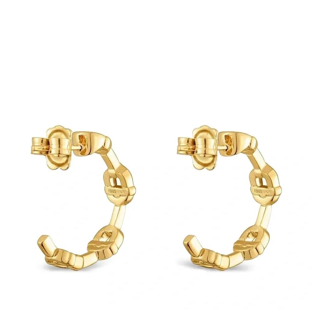 Серьги со звеньями