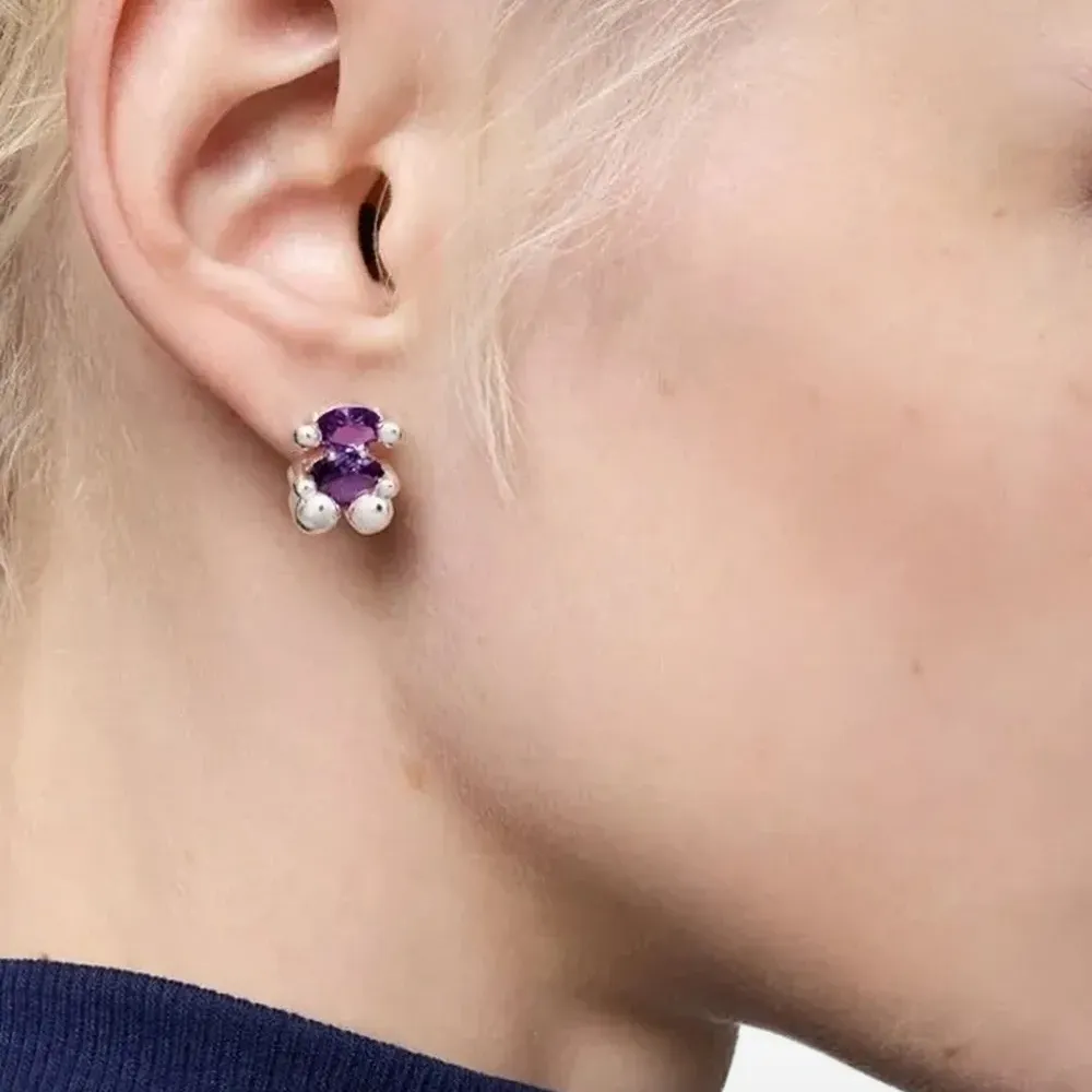 Серьги с сапфирами