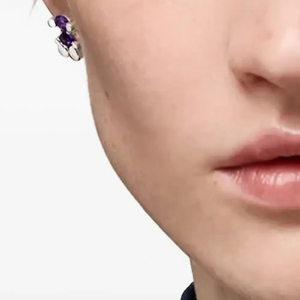 Серьги с сапфирами