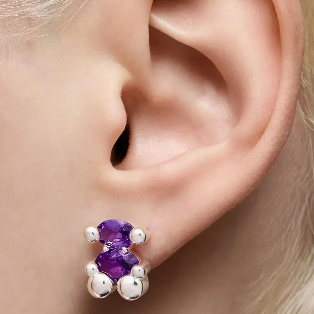 Серьги с сапфирами