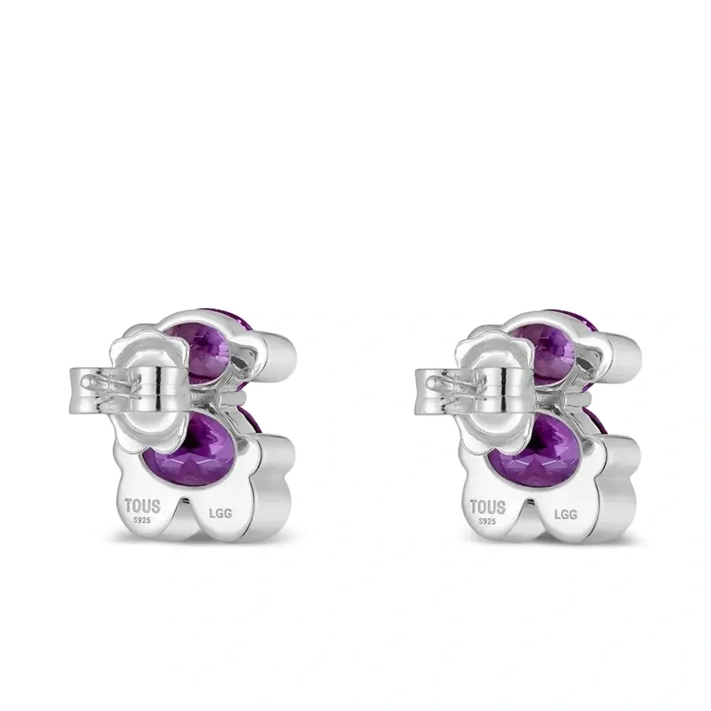 Серьги с сапфирами