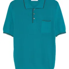 Рубашка поло в рубчик