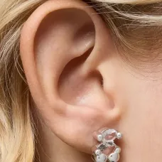 Серьги с кристаллами