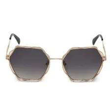 Солнцезащитные очки в геометричной оправе