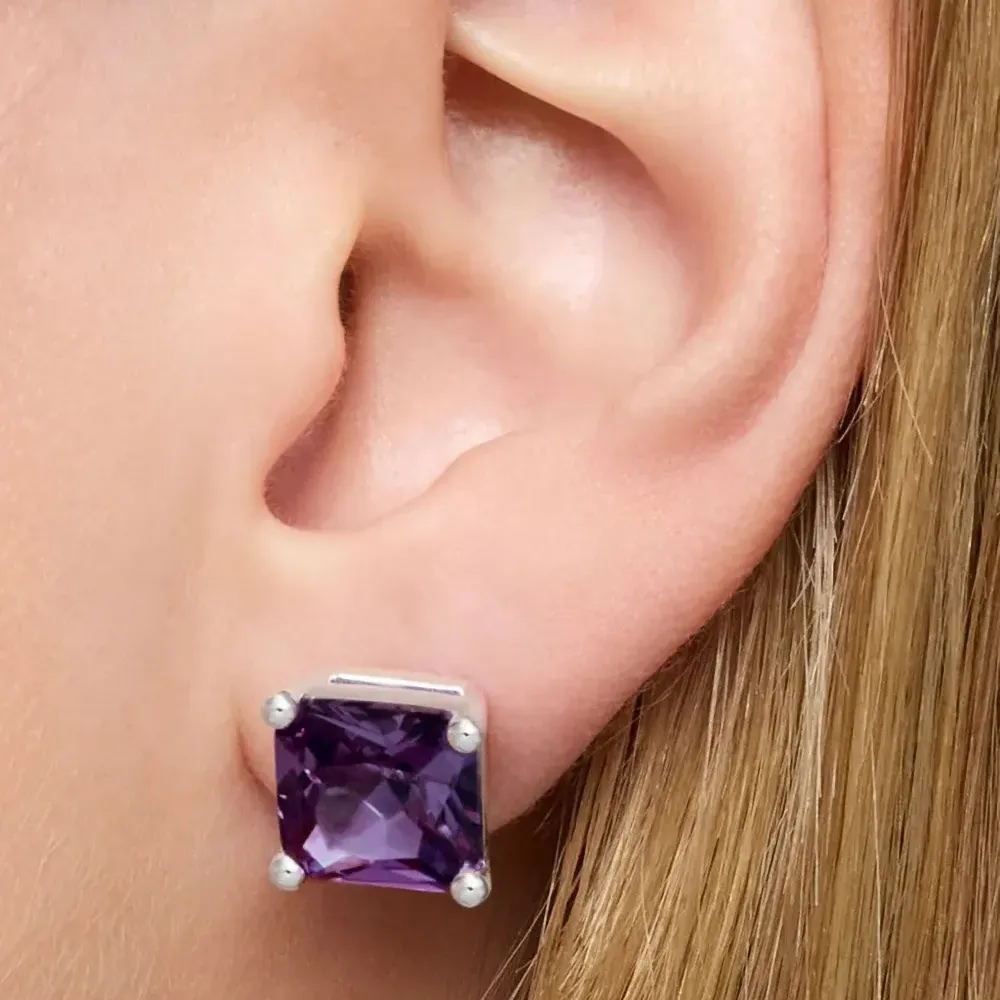 Квадратные серьги