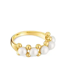 Кольцо с жемчугом