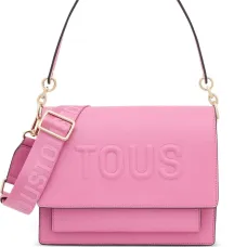 Сумка на плечо с тисненым логотипом