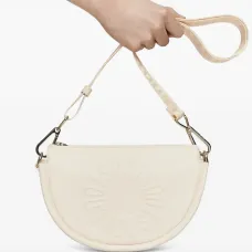 Сумка через плечо с тиснением