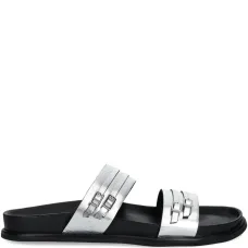 шлепанцы с пряжкой